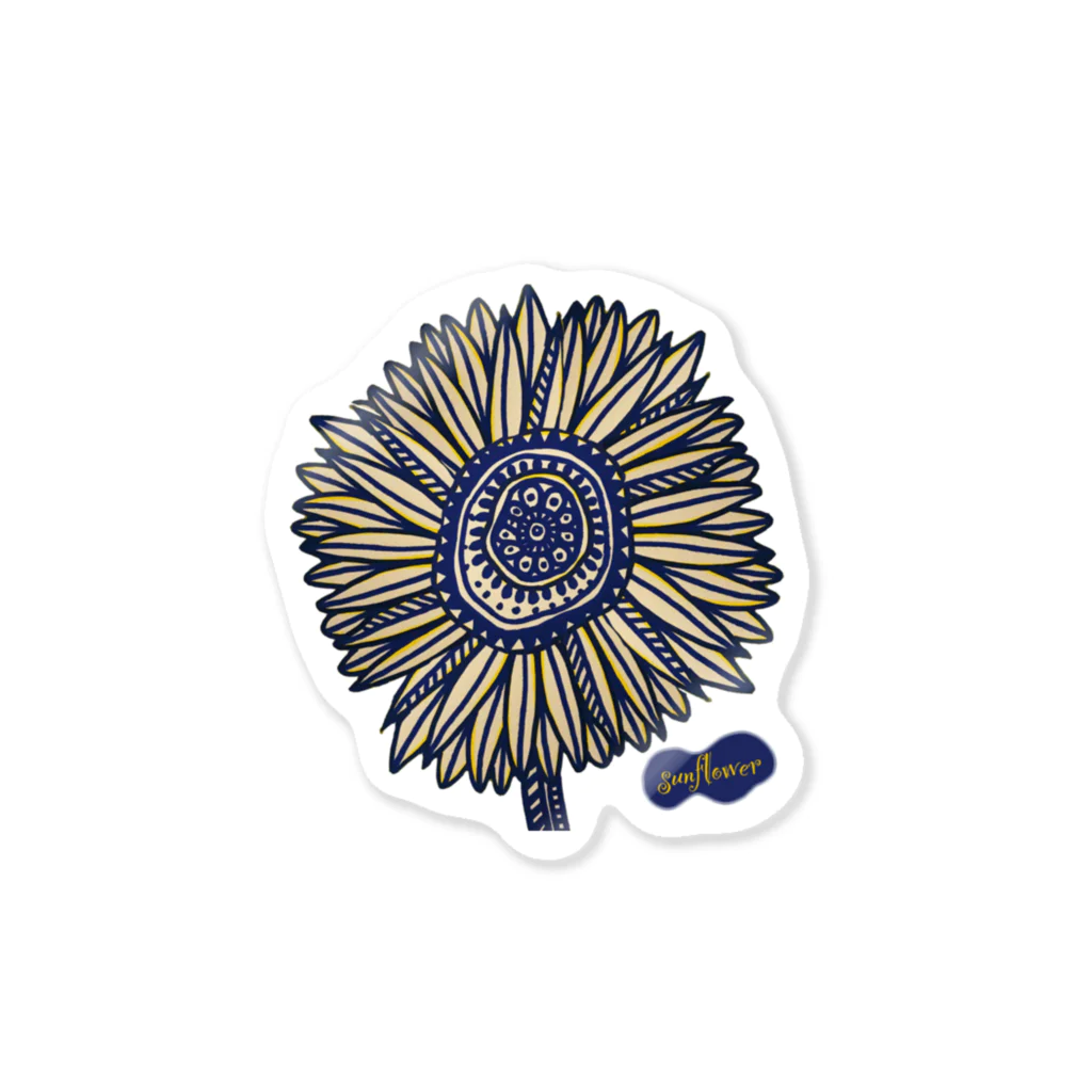 3eyesのSunflower Sticker