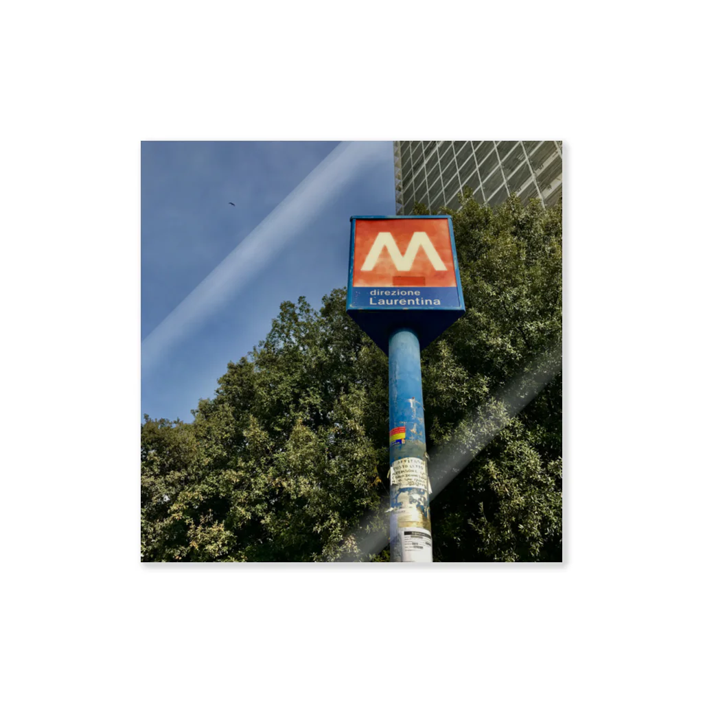 NOOGの地下鉄の入り口（ローマ） Sticker