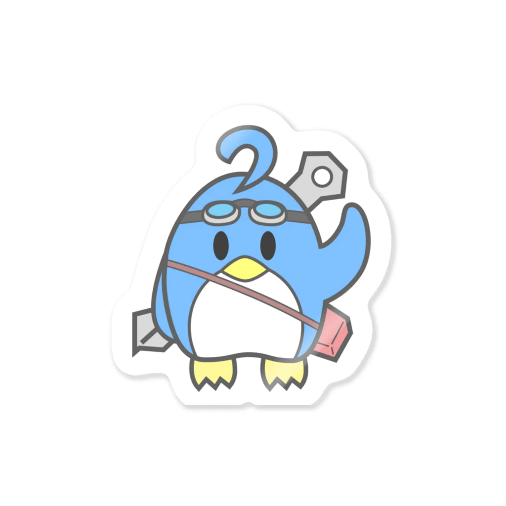 ペンギンショップのペンギン社長 Sticker