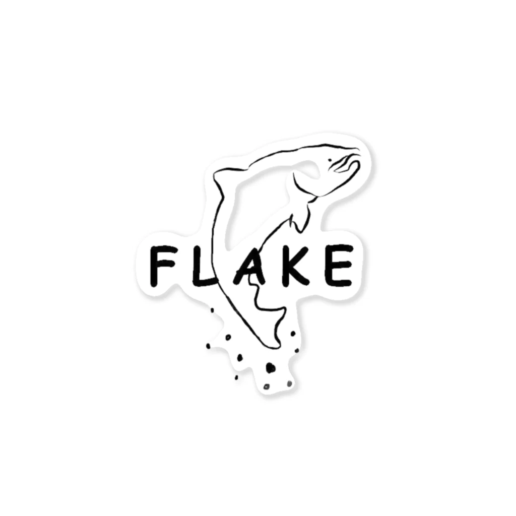 FLAKE＿ShopのFLAKE ステッカー