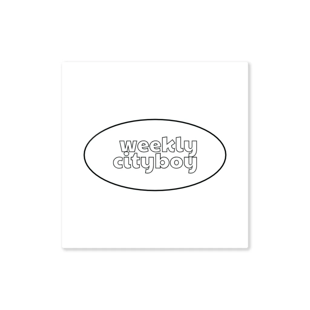 CITY BOY のWEEKLY CITYBOY Sticker