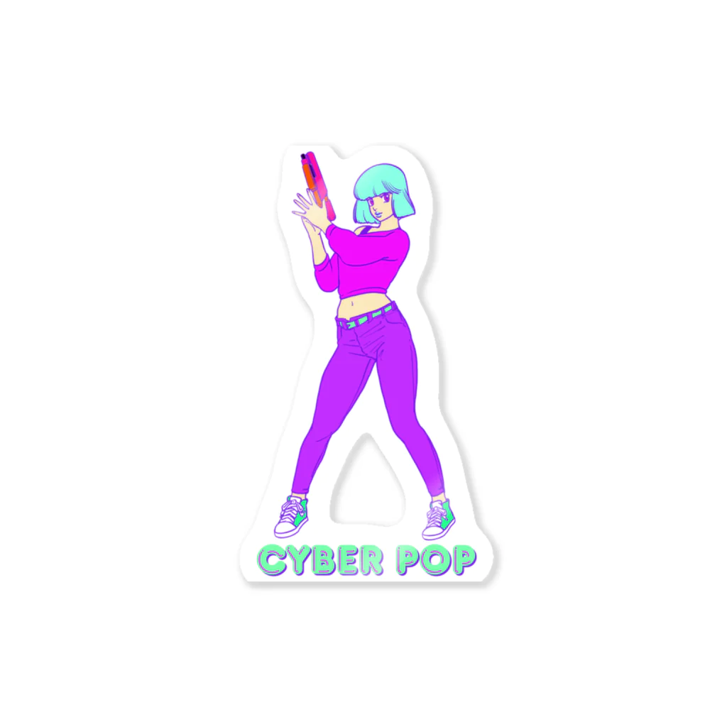 YASUHIRO DESIGNのCYBER POP ステッカー