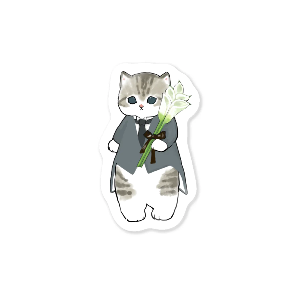 mofusandの花婿にゃん Sticker