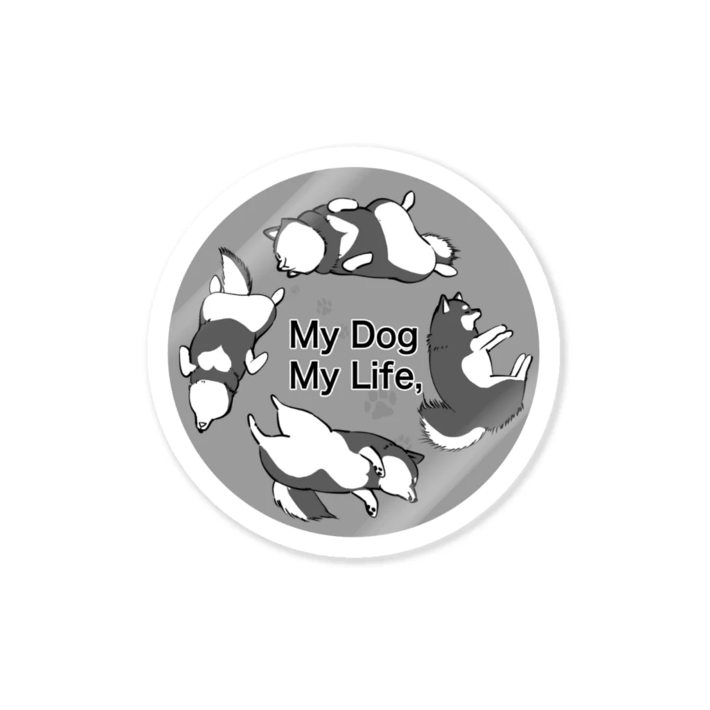 あたちたちのおみせのMy dog My Life  Sticker