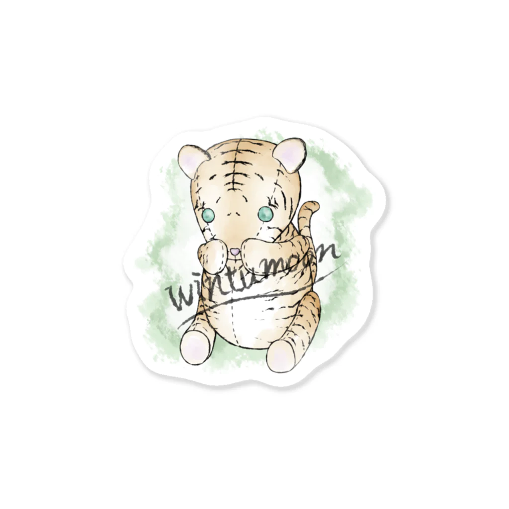 wintumoonのwintumoon tiger ステッカー