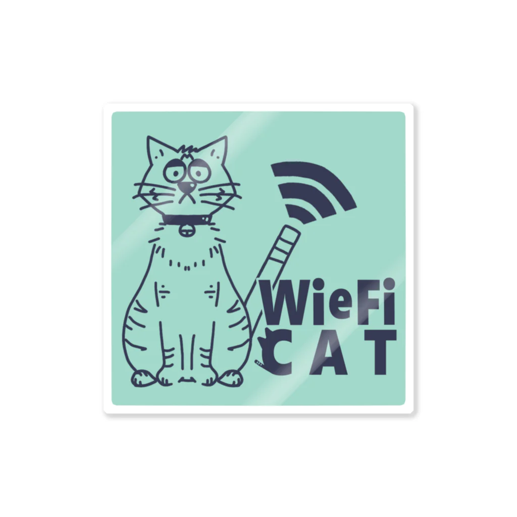 なかしま わか🦀のWieFi CAT（ウィーフィーキャット） ステッカー