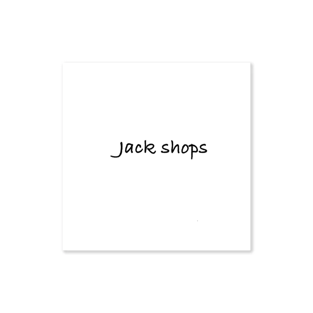 Jack shopsのJack shops ステッカー ステッカー