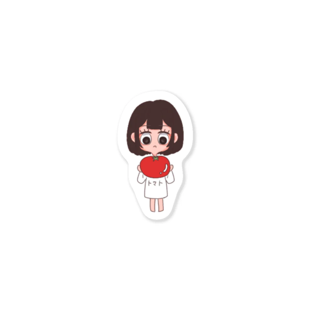 まるいスニーカーのトマトちゃん Sticker