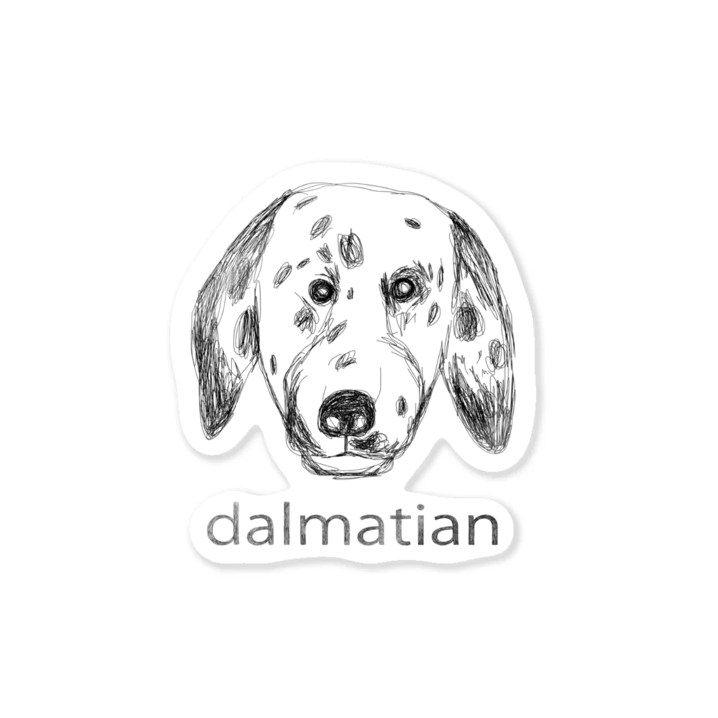 NocatnolifeのDalmatian ステッカー