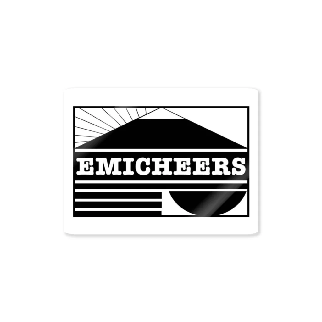 EMICHEERSのEMICHEERSロゴデザインステッカー Sticker