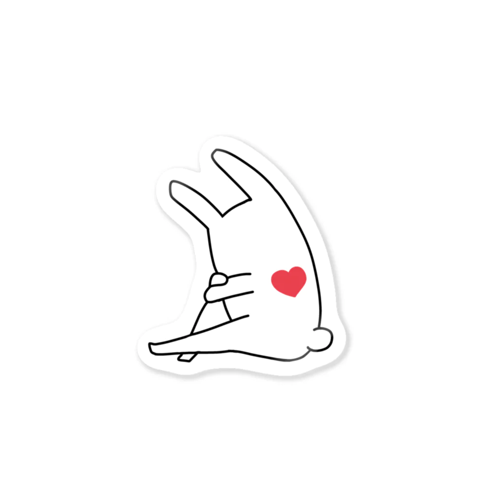 あか子のグッズのアベノウサギ Sticker