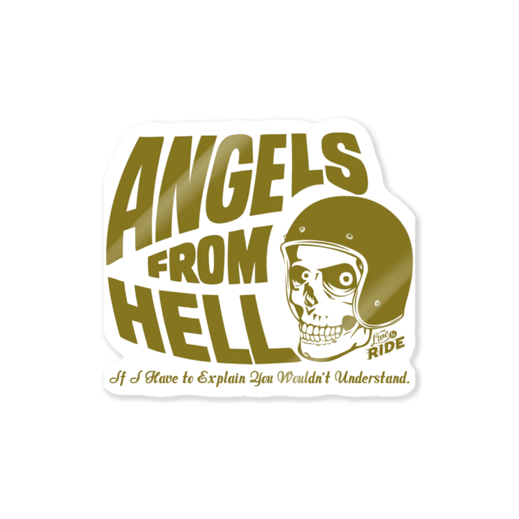 JOKERS FACTORYのANGELS FROM HELL ステッカー