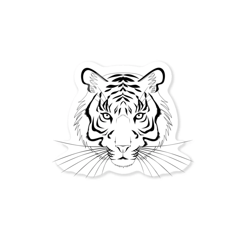 Baby Tigerのトラの顔 Sticker