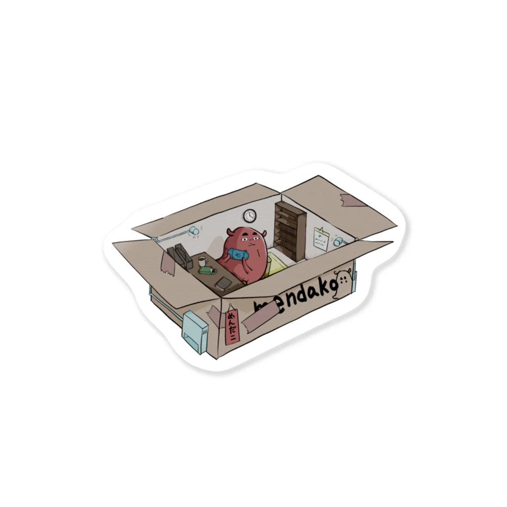 ふちょまゆのめんだこの部屋 Sticker