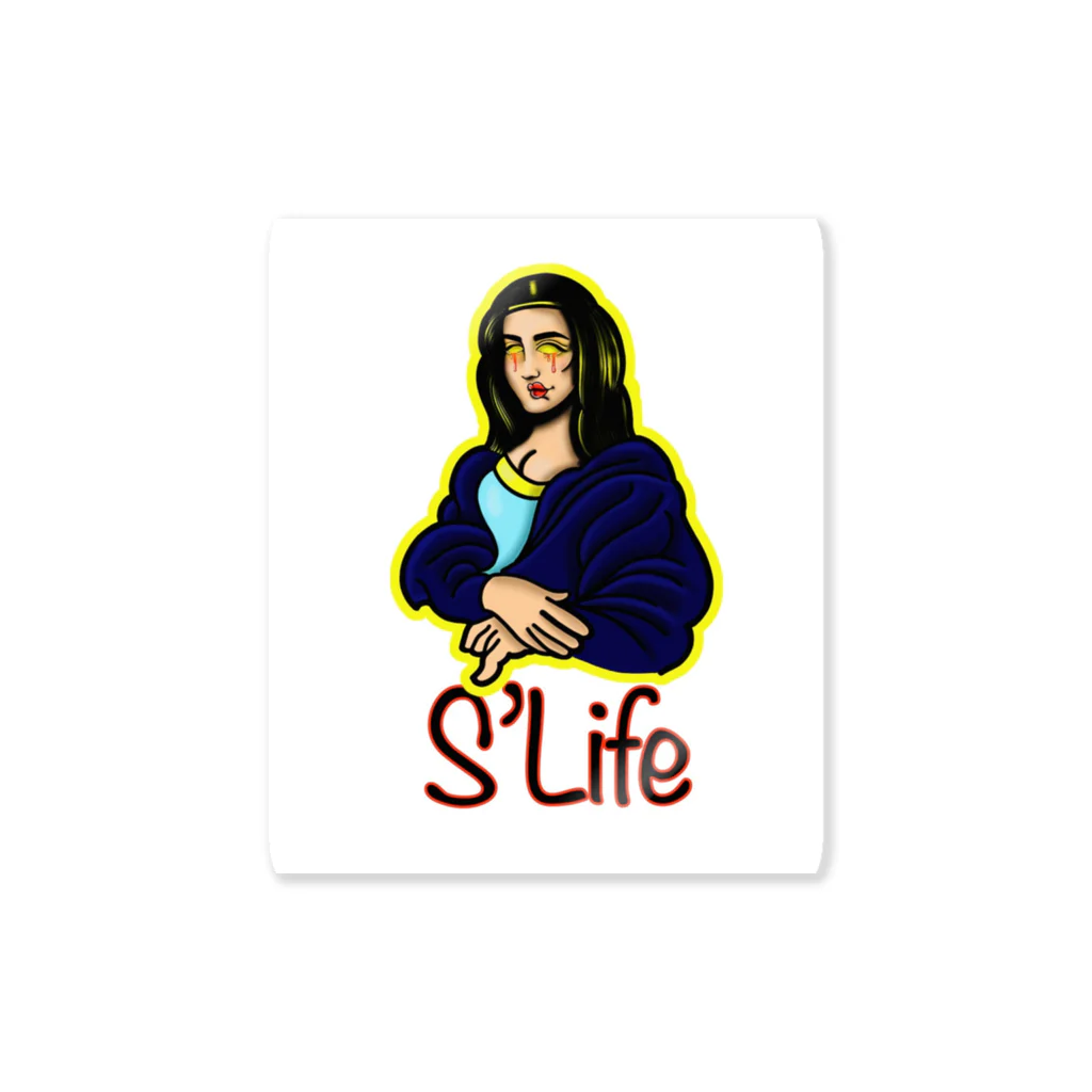 S.LIFEの泣くモナリザ Sticker