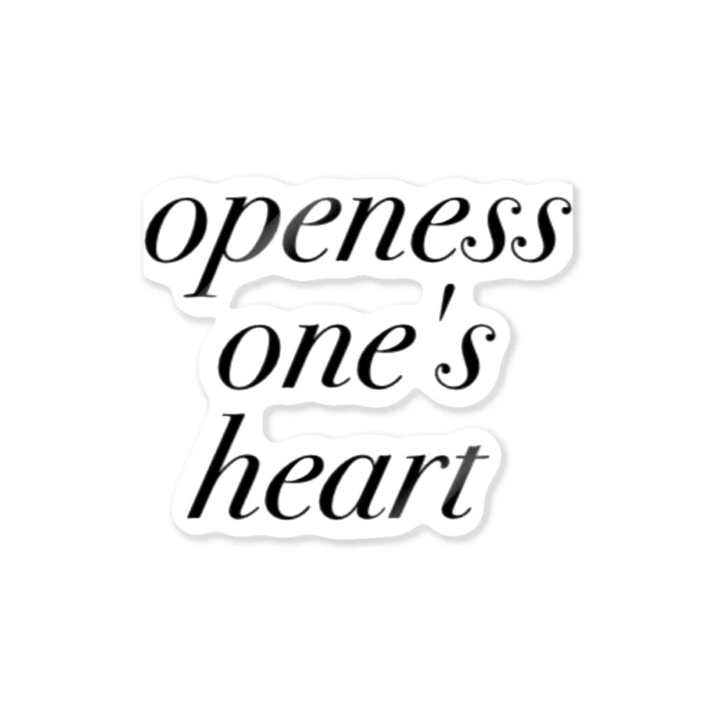 one's heart openessのopenessone'sheart ステッカー