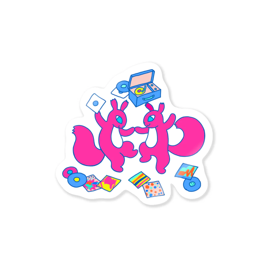 auaの踊ろう！！！ Sticker