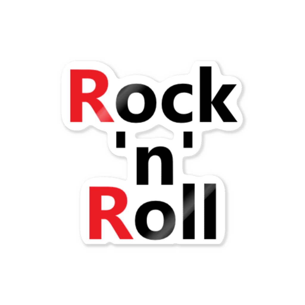 ロックンロール Rock 39 N 39 Roll 音楽 バンド ミュージシャン グッズ 雑貨 アメリカンベース American のステッカー通販 Suzuri スズリ