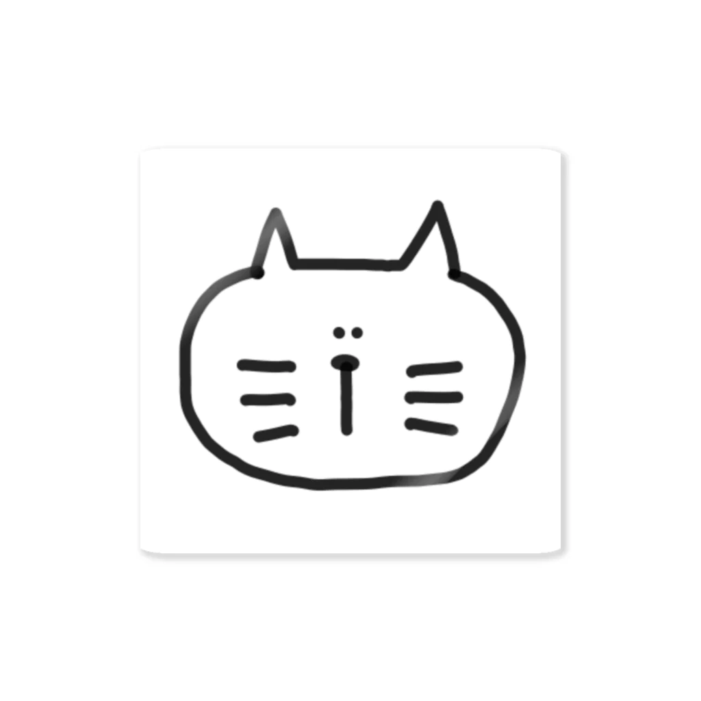 れんれんのぼけねこ ステッカー