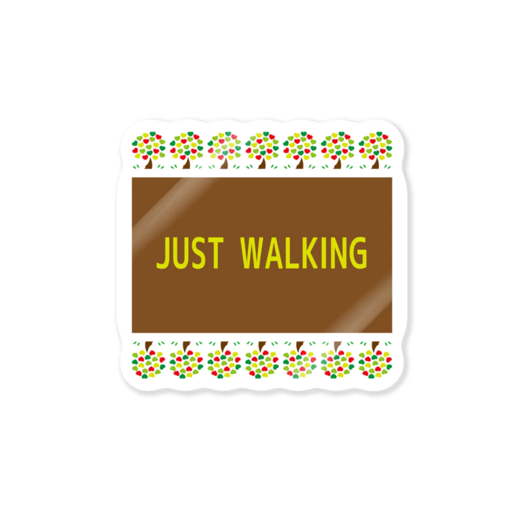 フォーヴァのJUST WALKING Sticker