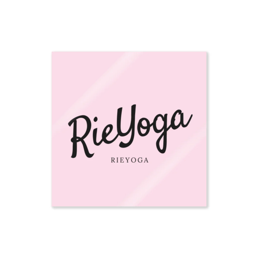 RIEYOGAのRIEYOGA PINK ステッカー