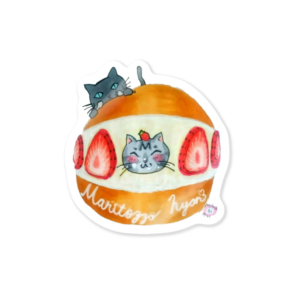 miku'ꜱGallery星猫のマリトッツォにゃんᕷ*゜ Sticker