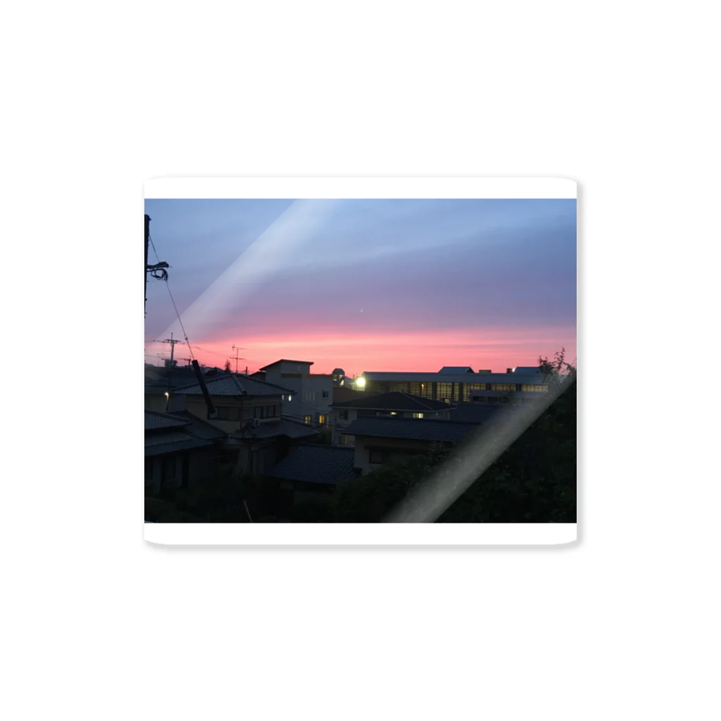 swimim515の夕焼け ステッカー