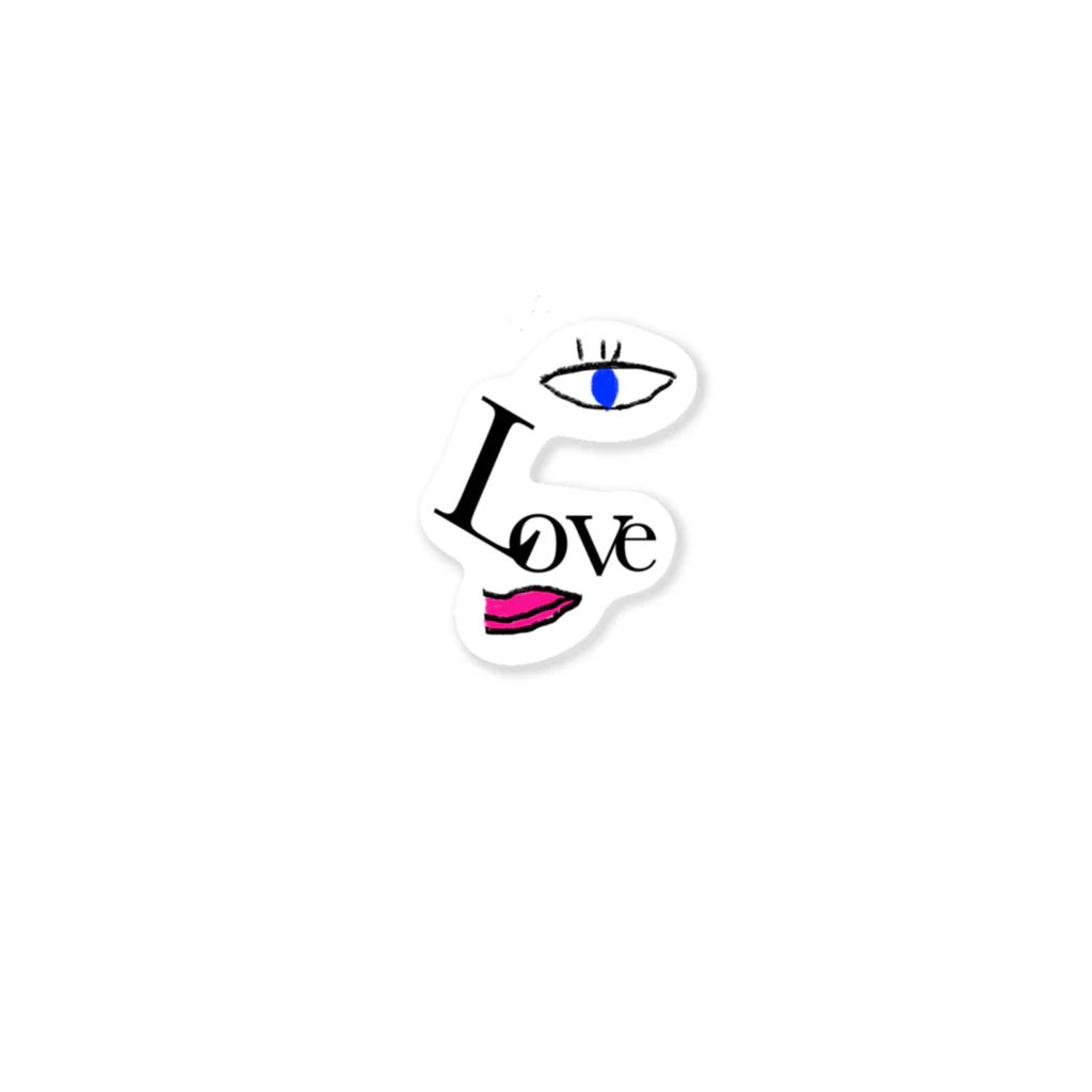 あなたは美しい　Tommy's ShopのLOVE EYE Sticker