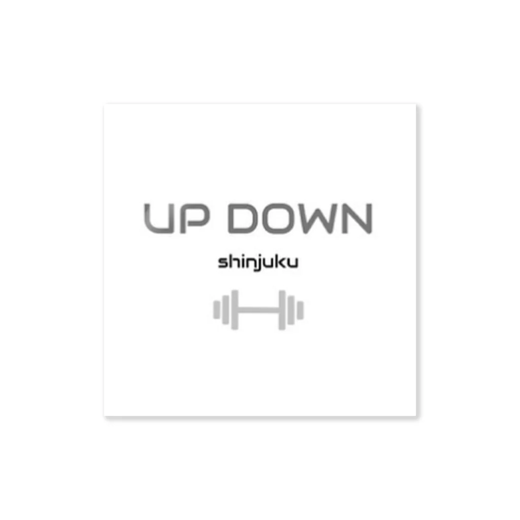 UP DOWNのUP DOWN 新宿 ステッカー ステッカー