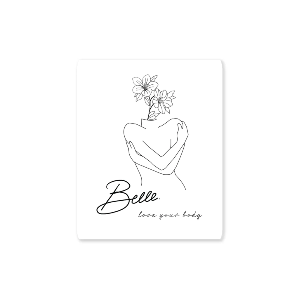 Belle.のBelle LOGO Sticker