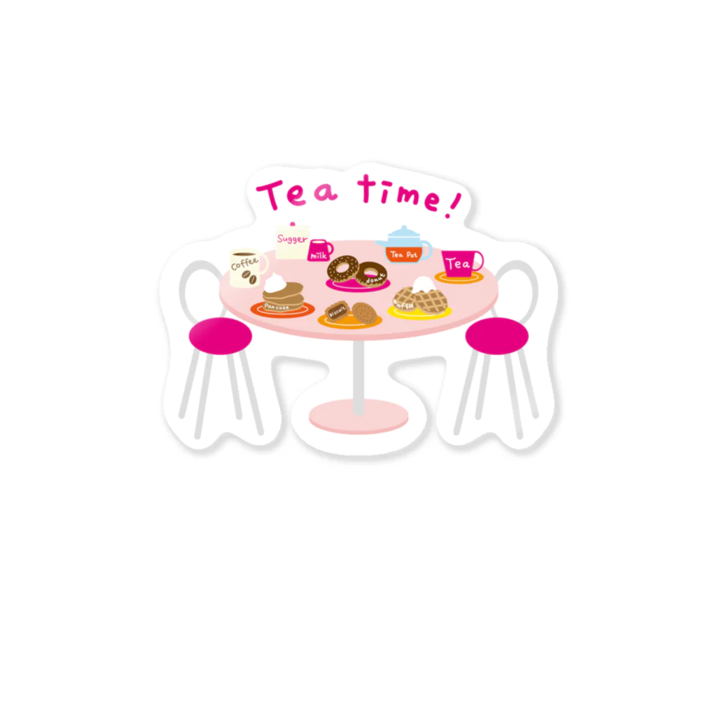 フォーヴァのTEA TIME! ステッカー