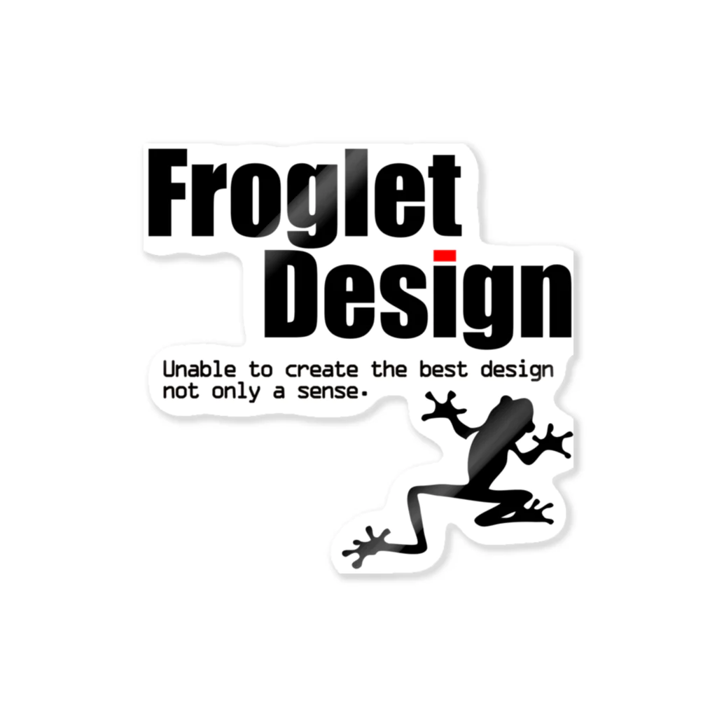 satomingのFroglet Design ステッカー