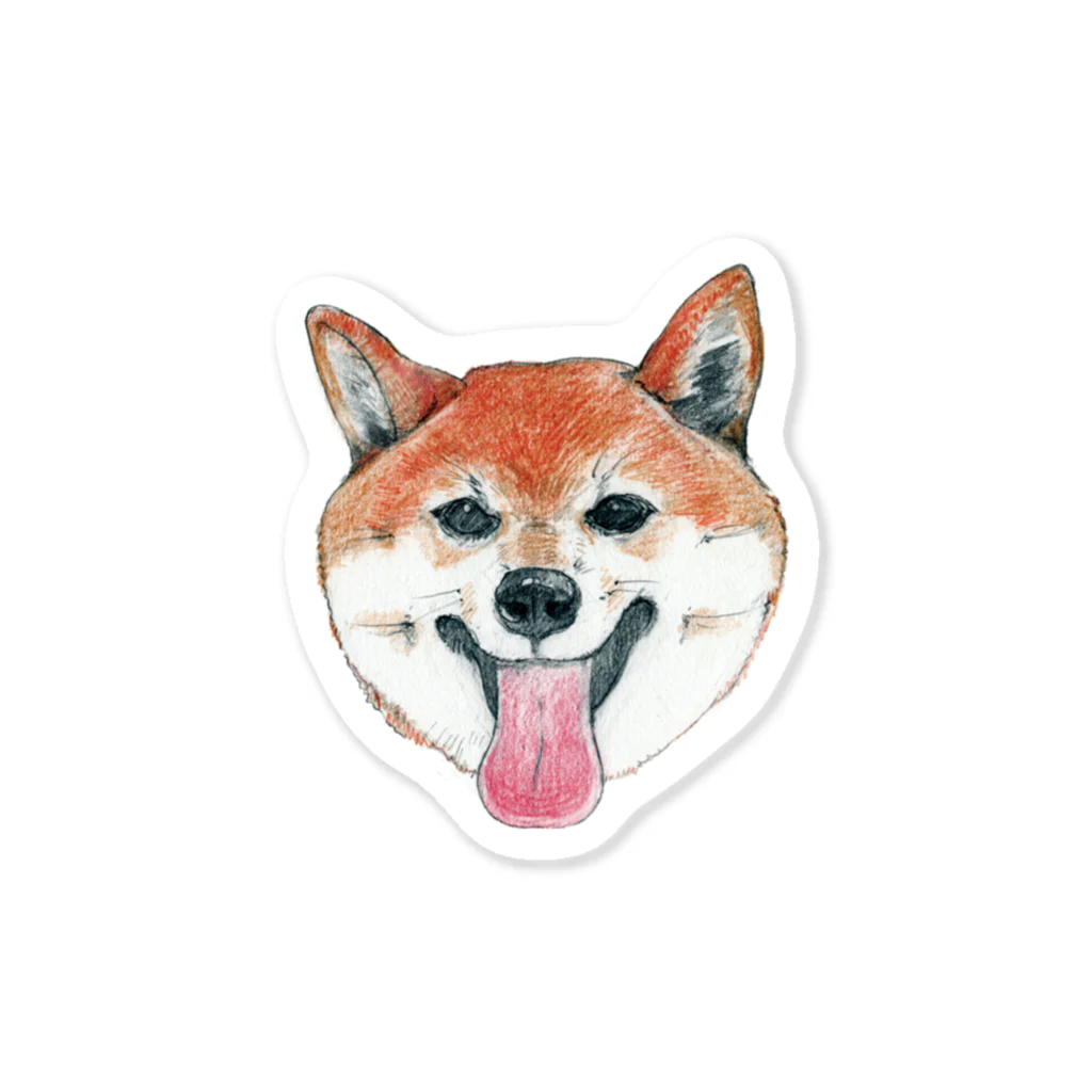 いっしょにおでかけの柴犬茶太郎 Sticker