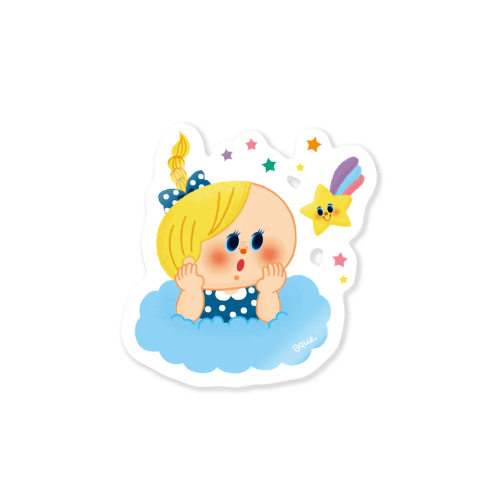 あくざわめぐみSHOPのwish Sticker