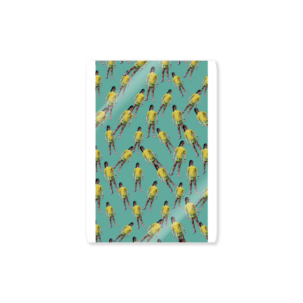 hani8282のふんどしさんひょん（green） Sticker
