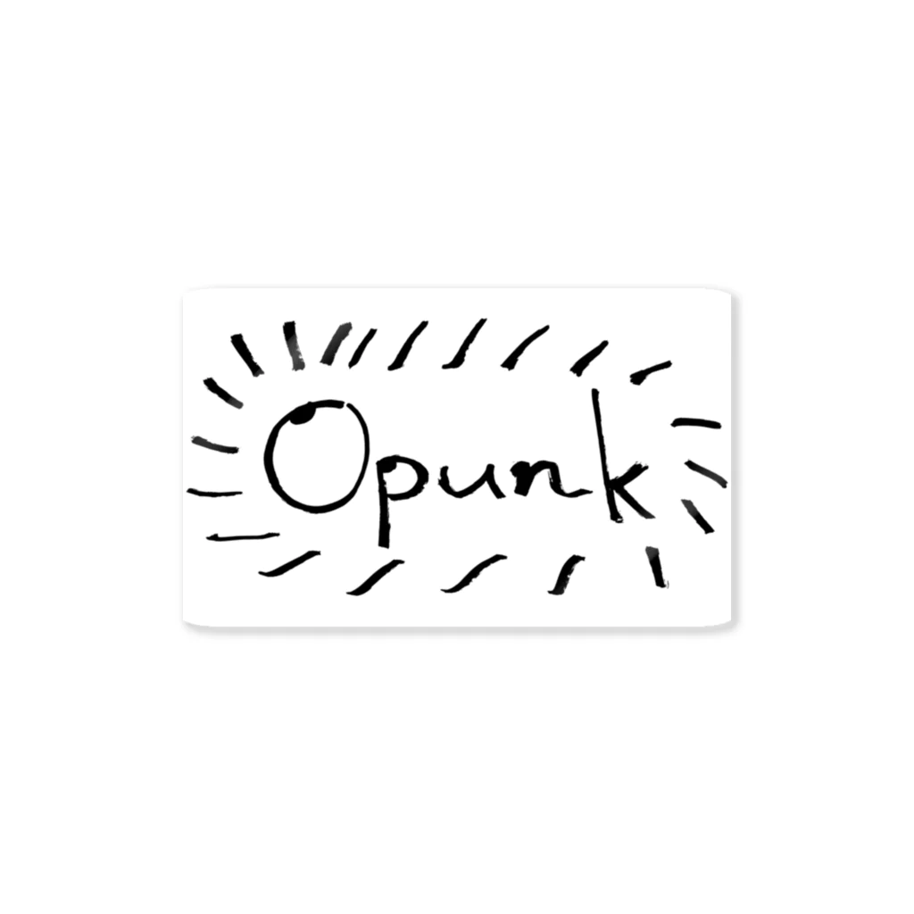 opunk-taのopunk komono Sticker