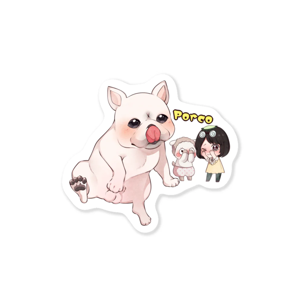 わんだポーのコネリンチョフレブル Sticker