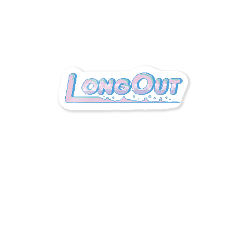 LONGOUTのLONGOUTロゴ Sticker