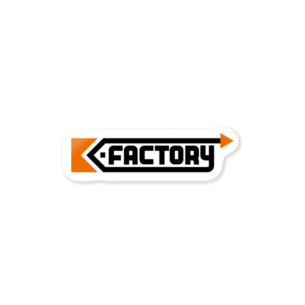 kimchinのK-FACTORY ロゴ ステッカー