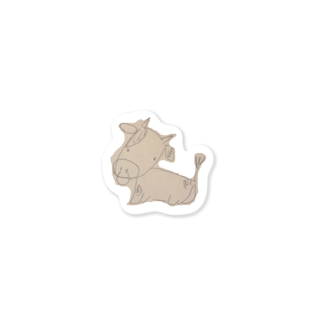 itoutomoushimasuのヘタウシ Sticker