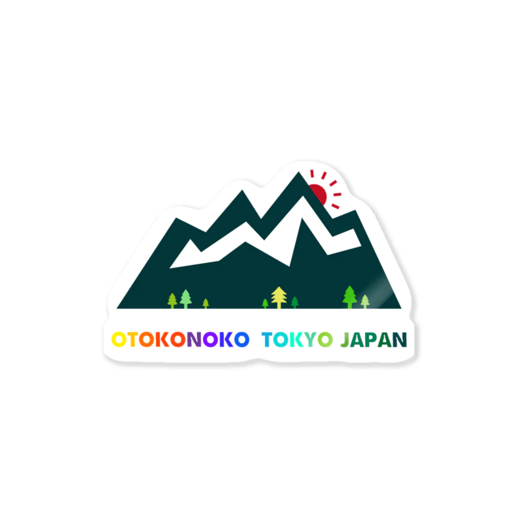 OTOKONOKOTOKYOJAPANの天晴-APPARE- ステッカー