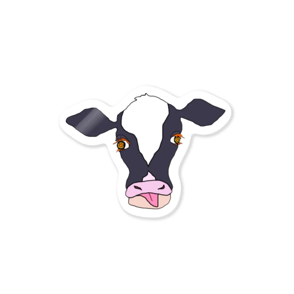 Himawari farmのおしゃれ 牛さん🐄 Sticker