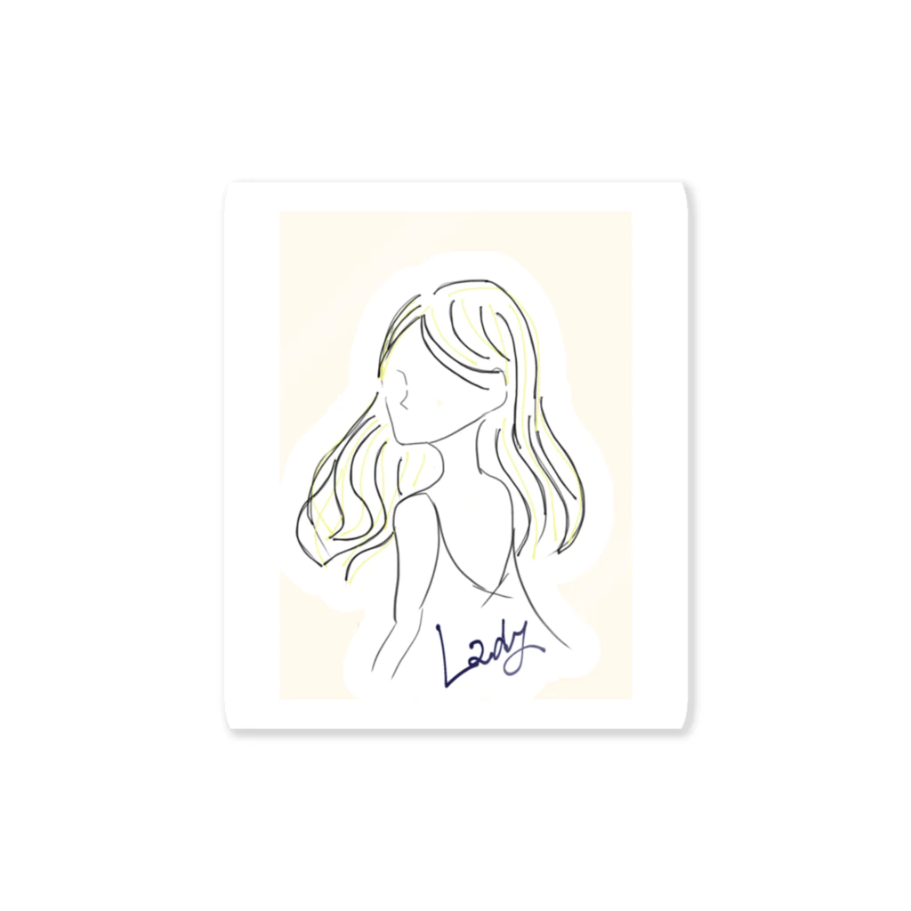 Ladybirdのgirl.2 Sticker