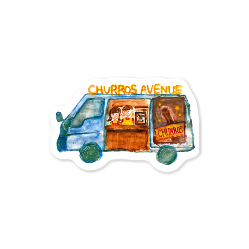 CHURROS AVENUEのCHURROS AVENUE コンセプトアート ステッカー ステッカー