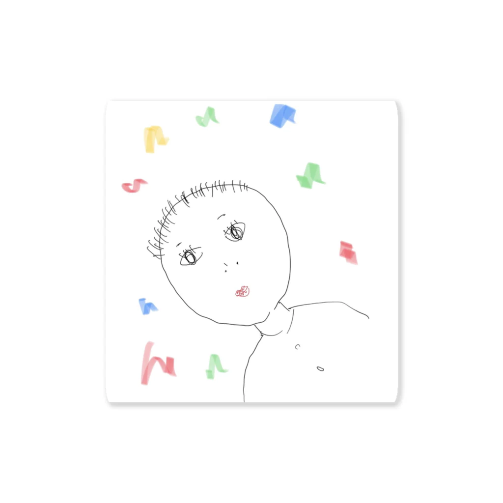 e-hetaoの3億円の絵画 Sticker