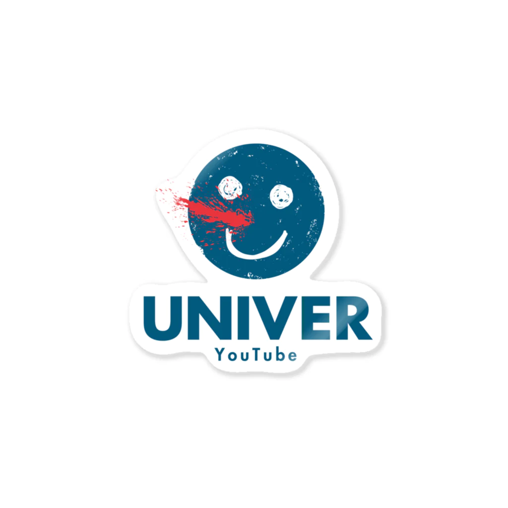 UNIVER GOODSのユニバーロゴ ステッカー