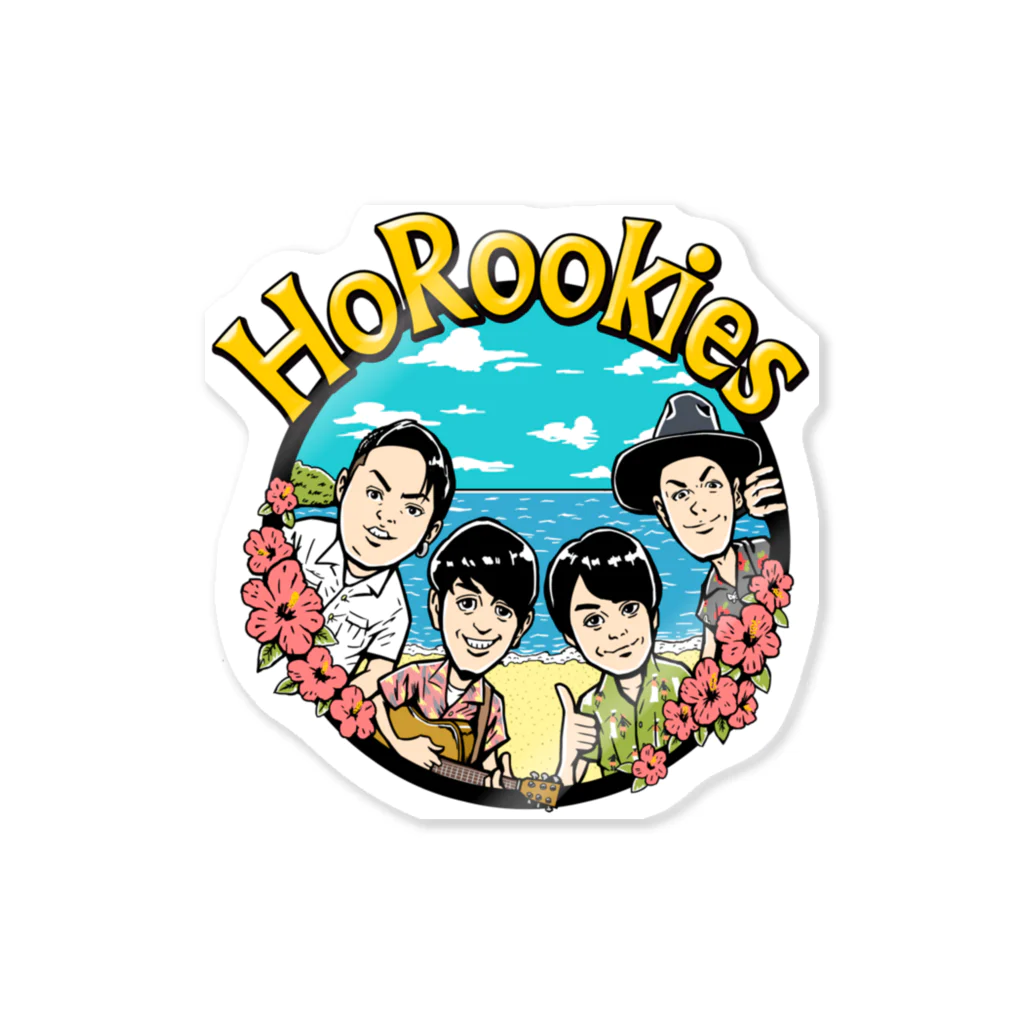 HoRookies SUZURI ショップのNukui Bogard × HoRookies ステッカー Sticker