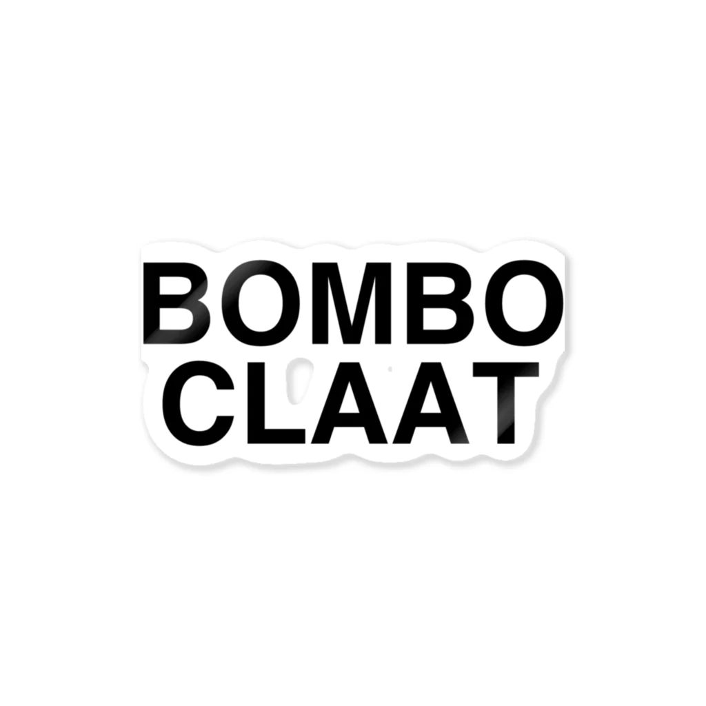 TOKYO LOGOSHOP 東京ロゴショップのBOMBO CLAAT-ボンボクラ- ステッカー