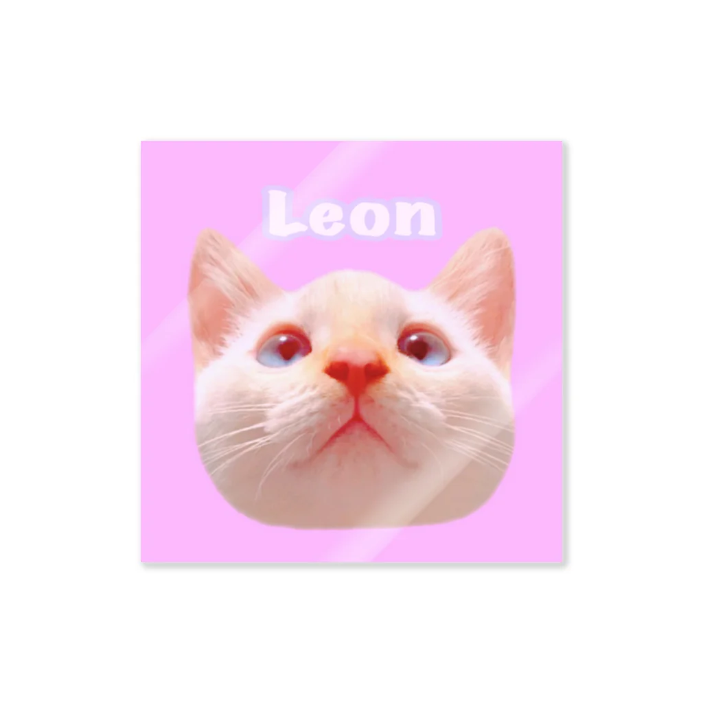 Leonのラブリーれおんくんのエコバッグ ステッカー