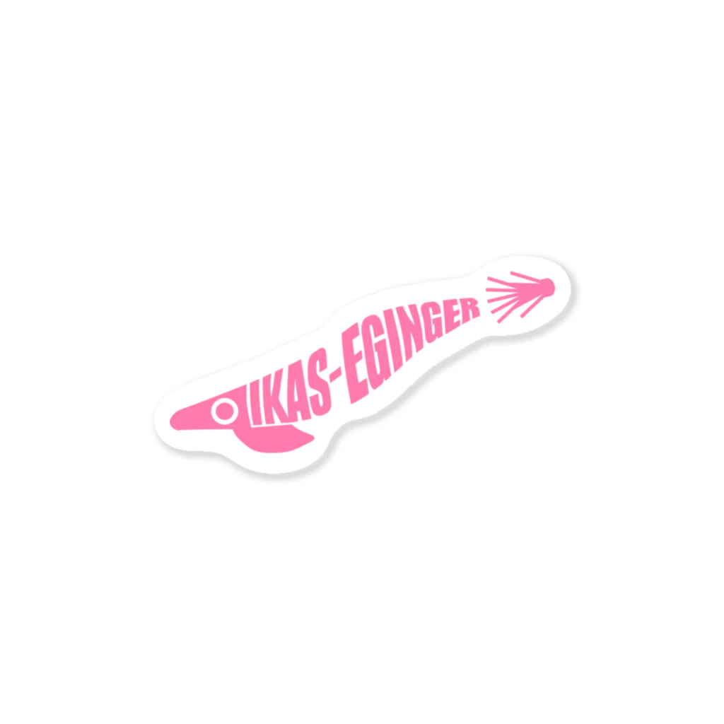 WAZAYAのIKAS-EGINGER PINK Sticker